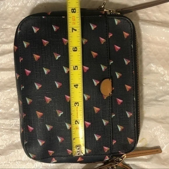 Fossil navy blue crossbody bag - Picture 7 of 10